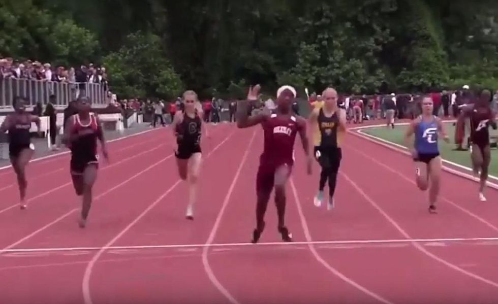 Transgender sprinter, a biological male, runs as girl in state meet—and absolutely crushes the field