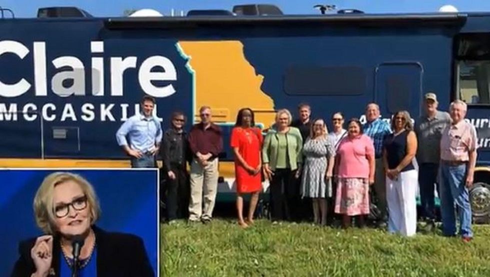 MO-Sen: McCaskill admits using her private plane on campaign RV tour through the state