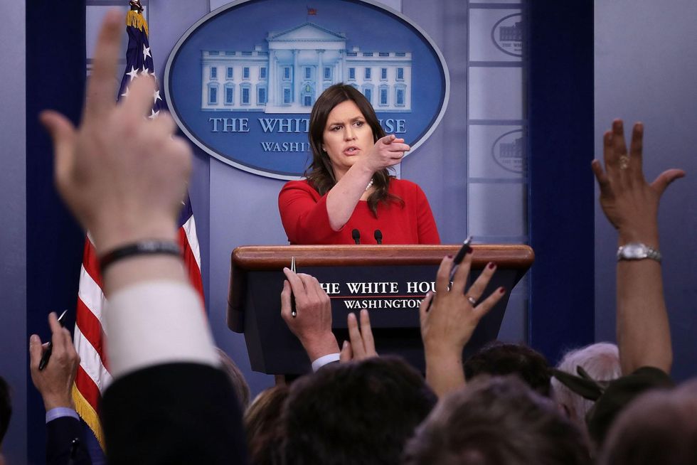 Breaking: Sarah Huckabee Sanders responds to report she's leaving the Trump administration