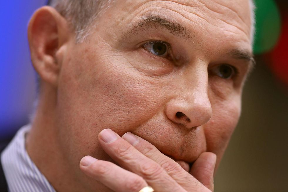 There are new calls for EPA chief Scott Pruitt to resign - but from the right