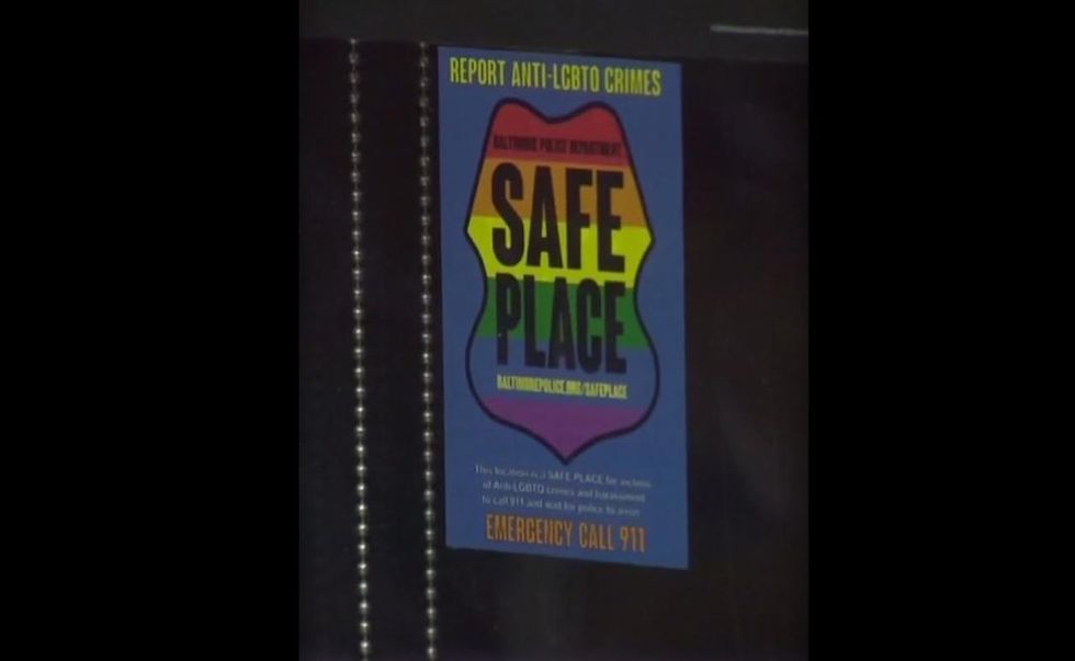 LGBTQ members harassed in Baltimore can run inside businesses with 'Safe Place' signs for refuge