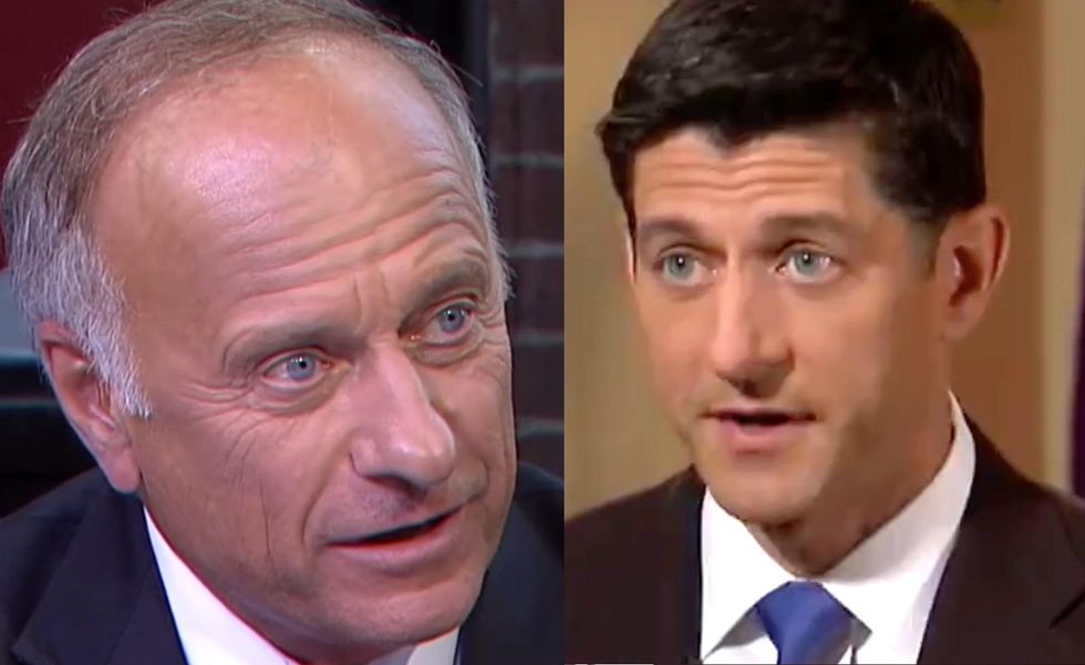 Steve King reveals a drastic action the GOP is considering - against Speaker Paul Ryan