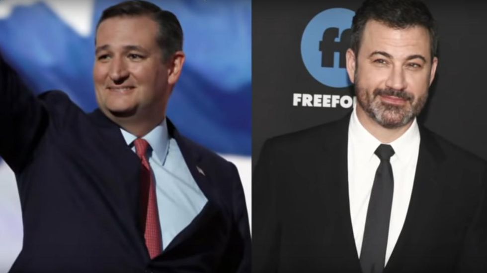 GOP Sen. Ted Cruz defeats liberal late night host Jimmy Kimmel in charity basketball game