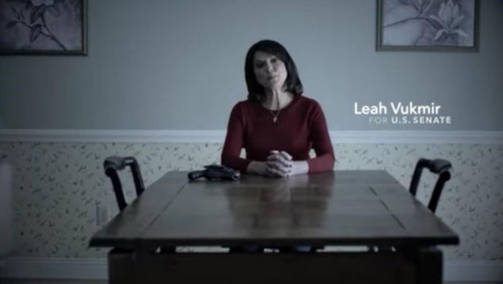 WI-Sen: Here's why a candidate's ad shows her sitting with a gun nearby