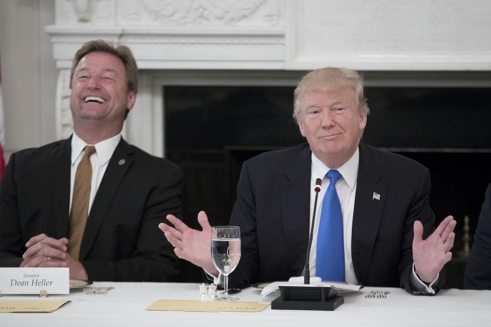 NV-Sen: Trump to fundraise for Heller in Las Vegas, signaling importance of holding seat