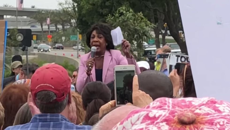 WATCH: Maxine Waters comes completely unhinged, calls for public harassment of Trump's Cabinet