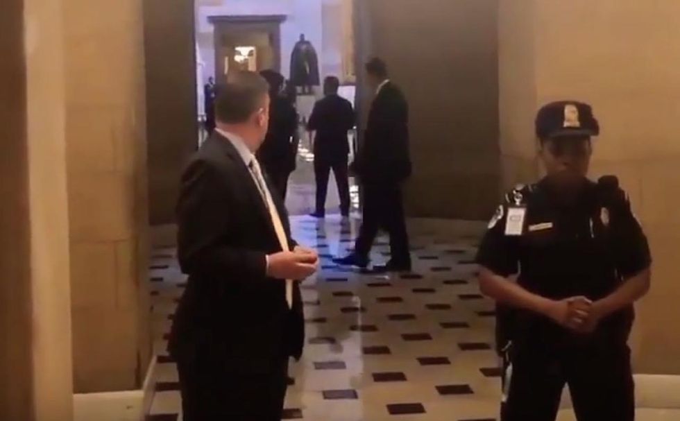 Congressional intern who yelled 'f*** you' to Trump gets suspended — but won't lose her internship