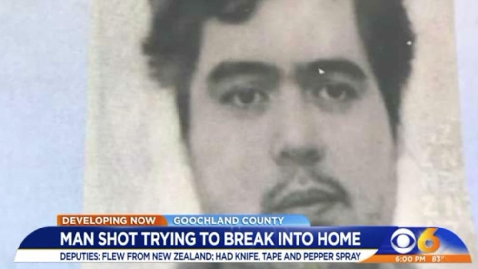 New Zealand man travels to Virginia to find teen he met online. Mom stops him with a bullet.