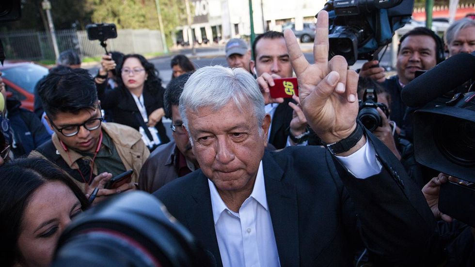 Anti-establishment leftist Andres Manuel Lopez Obrador poised to become Mexico's new president