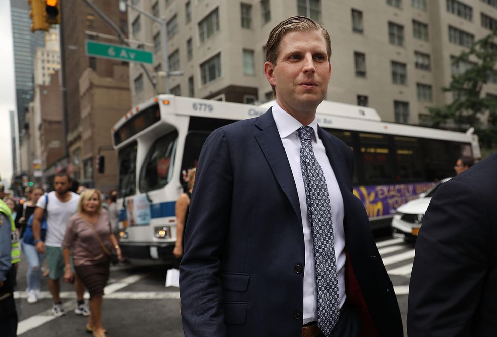 Report: Eric Trump rushes to the aid of a woman having a medical emergency during NYC rush hour