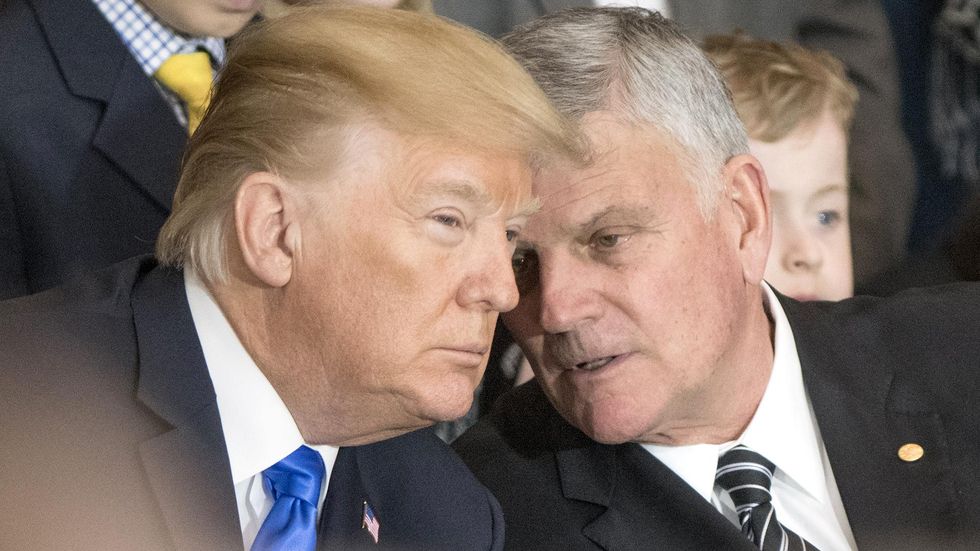 Billy Graham site counters Walmart’s 'Impeach 45' tees with inspiring product of its own