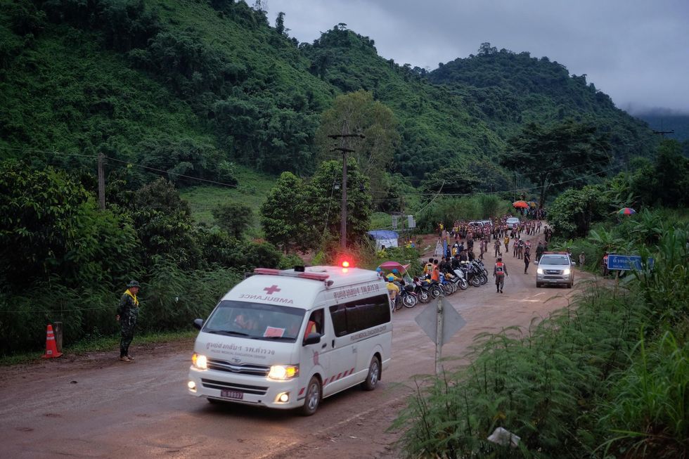 Several boys from Thai soccer team rescued from flooded cave, US personnel assist in risky operation