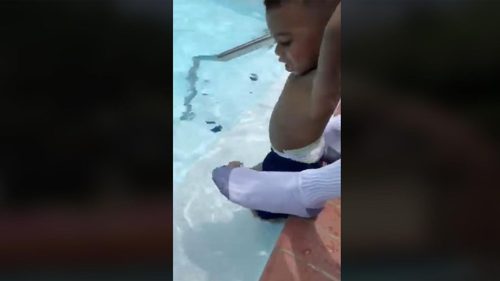 Woman calls cops on black man for wearing socks in the pool — and loses her job