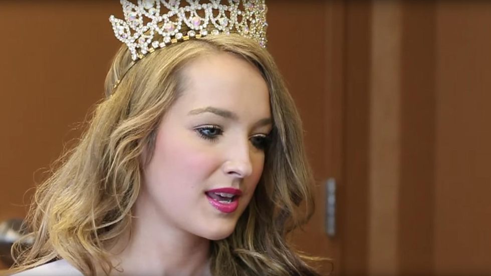 Beauty queen turns in crown after another contestant makes #MeToo joke during competition skit