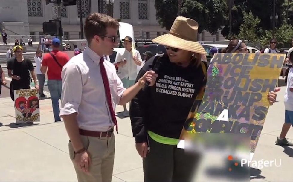 Freedom for Immigrants activists are asked if there should be open borders. The responses are scary.