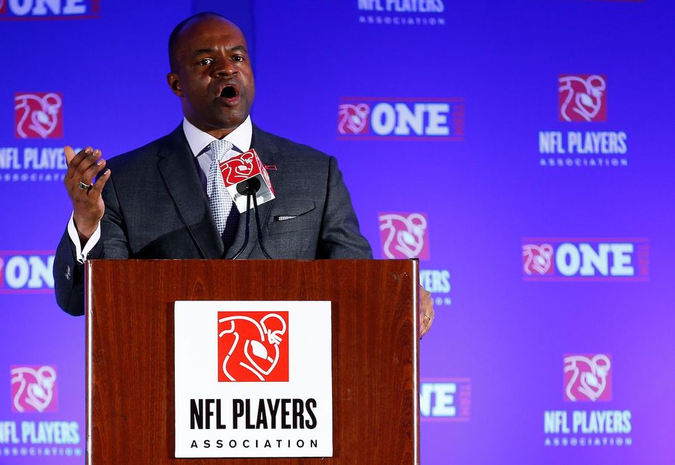NFL players union files grievance over national anthem policy: 'Infringes on player rights