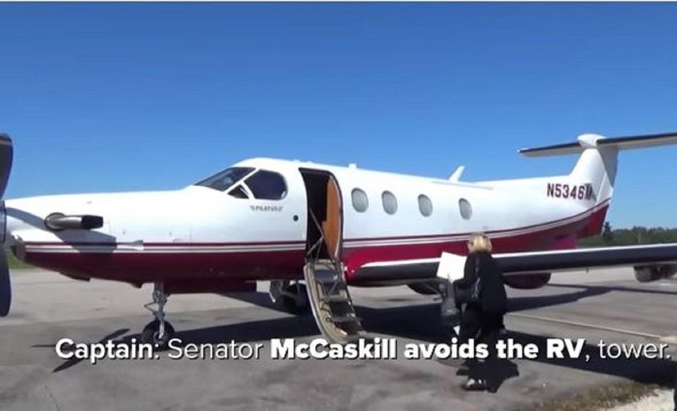 MO-Sen: Claire McCaskill gets more heat over use of private plane