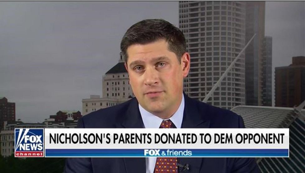 WI-Sen: Republican Kevin Nicholson explains his parents' donation to the Democratic incumbent