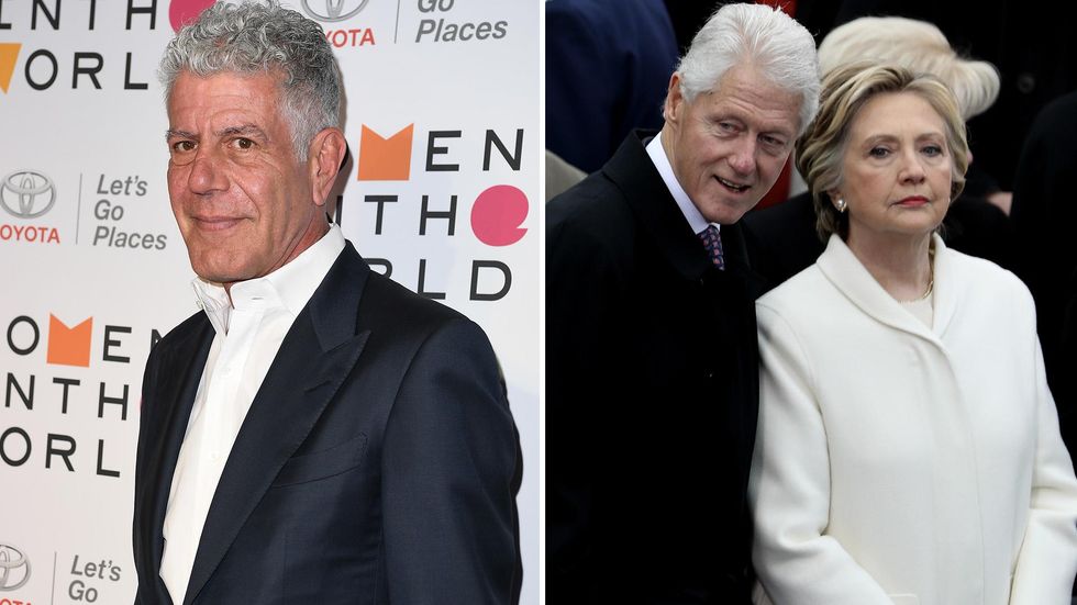 Anthony Bourdain castigated Bill, Hillary Clinton in final interview before his untimely death