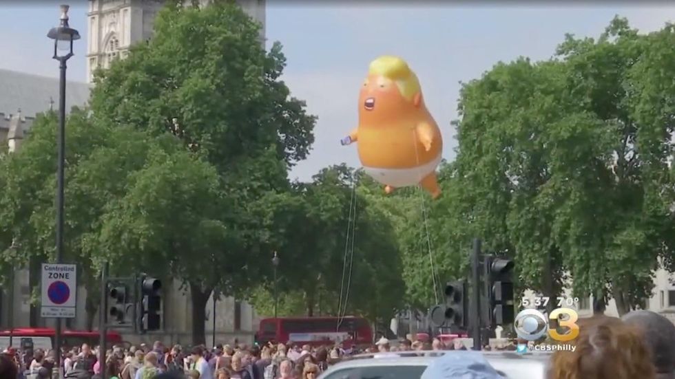 Activist sets up fundraiser to bring 'Trump Baby' balloon to president's New Jersey golf club