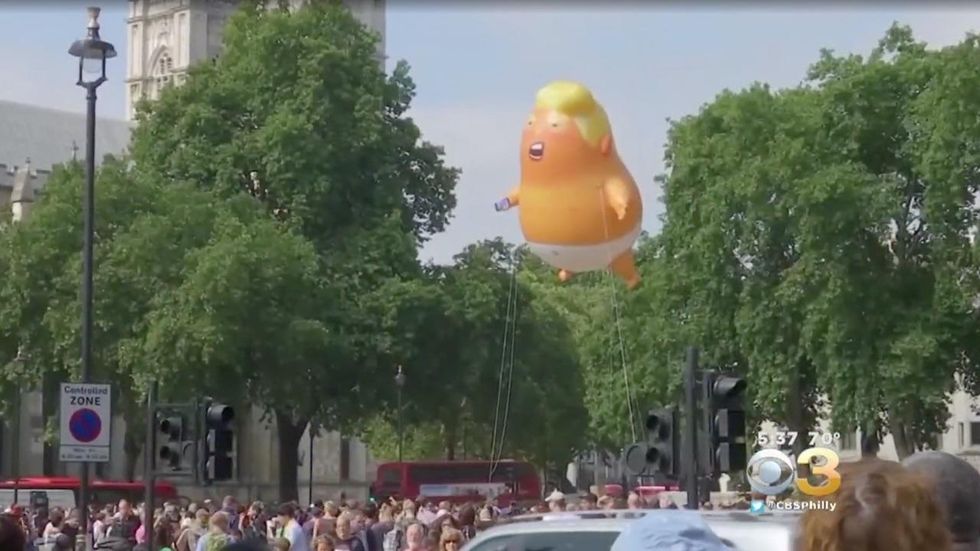 Activist sets up fundraiser to bring 'Trump Baby' balloon to president's New Jersey golf club