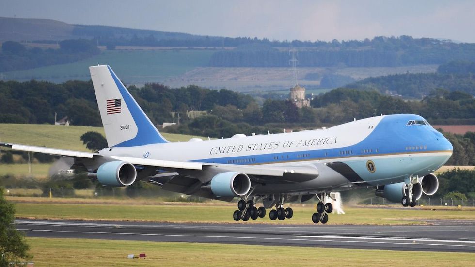Trump says new Air Force One will be decked out in patriotic colors: red, white, and blue