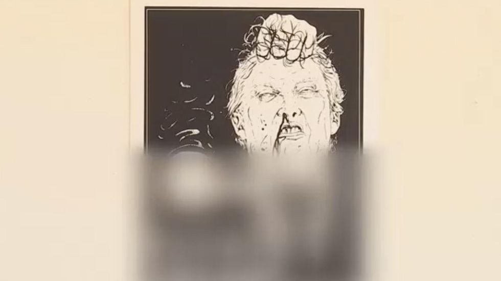 Art gallery faces backlash, threats after depicting Trump’s beheading for ‘F*** Trump’ exhibit