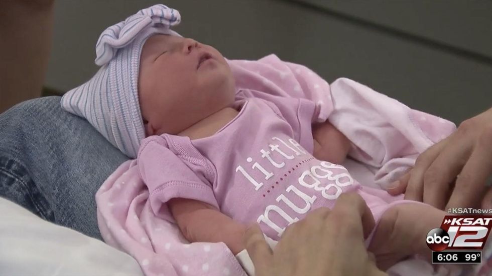 Mom of ‘conservative, Christian family’ gives birth at Chick-fil-A; baby gets free chicken for life