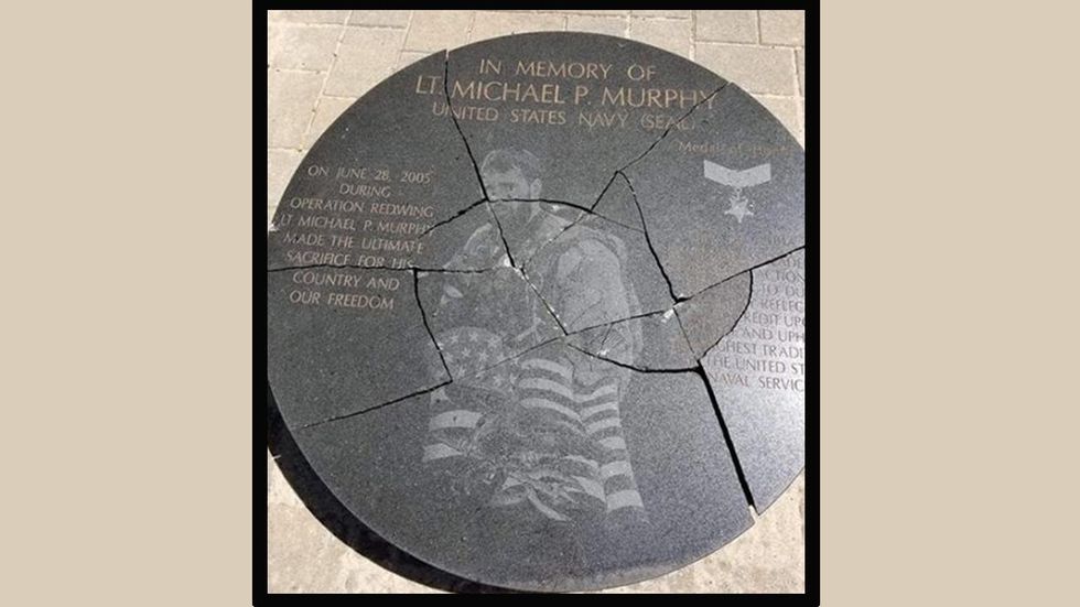 Teenager arrested for allegedly vandalizing New York memorial of slain Navy SEAL