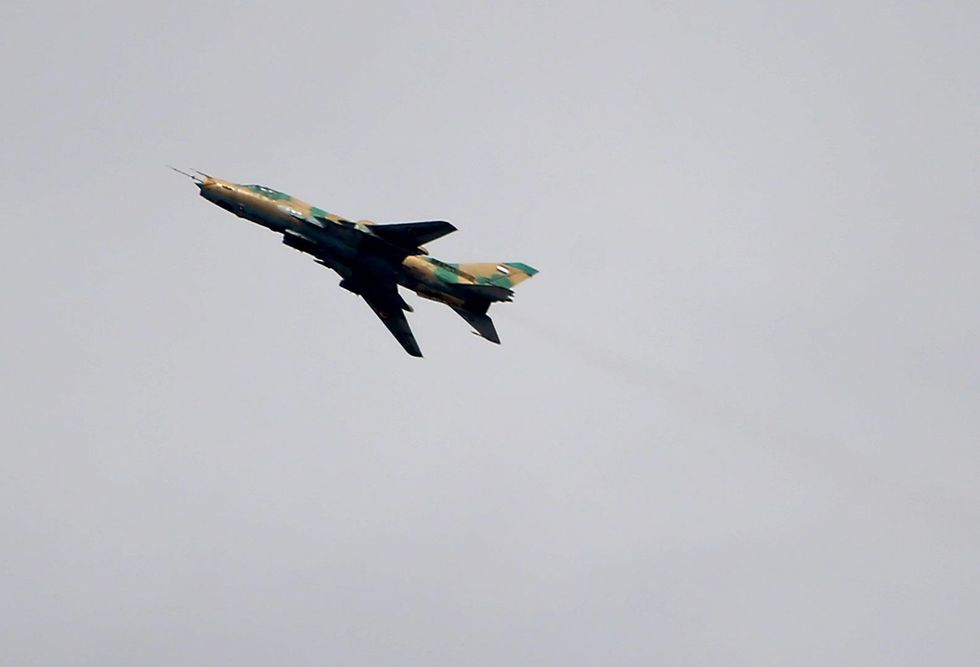 Israel Defense Forces shot down a Syrian fighter jet in Israeli airspace