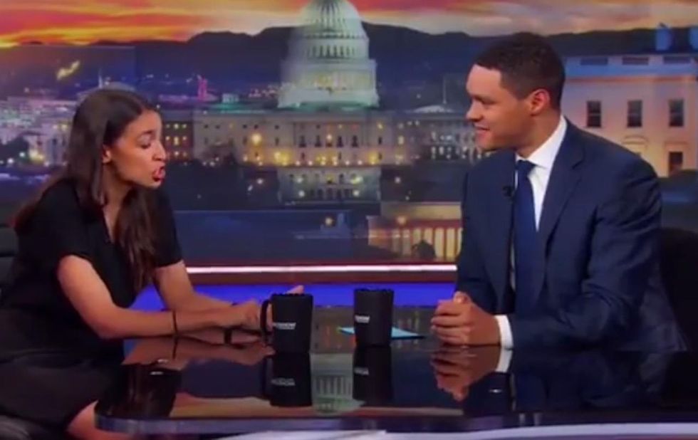 Trevor Noah asks Ocasio-Cortez how she'll fund socialism — and her inaccuracies don't get challenged