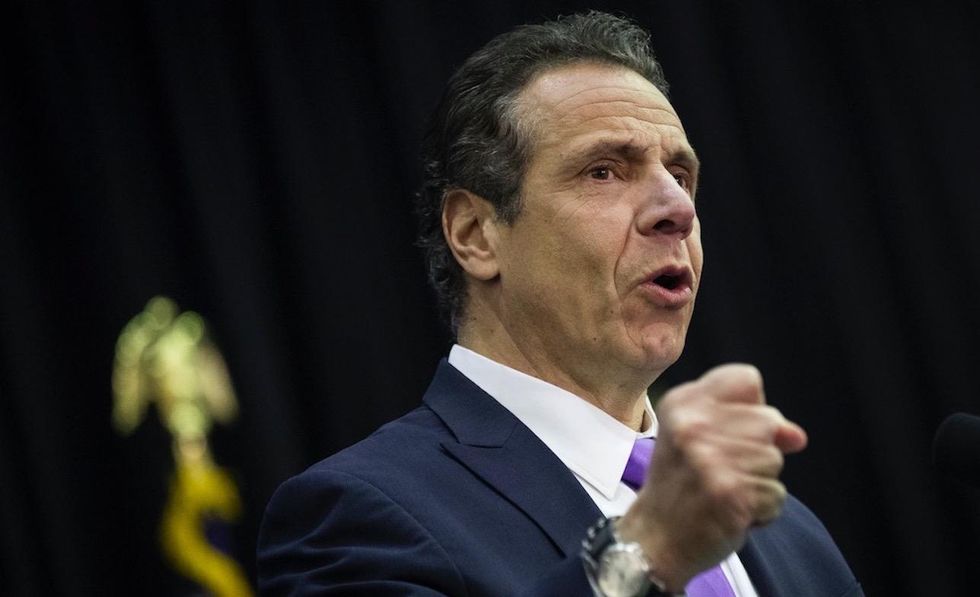 Left-wing Gov. Cuomo flips press event upside down, questions reporter about his company's 'fraud
