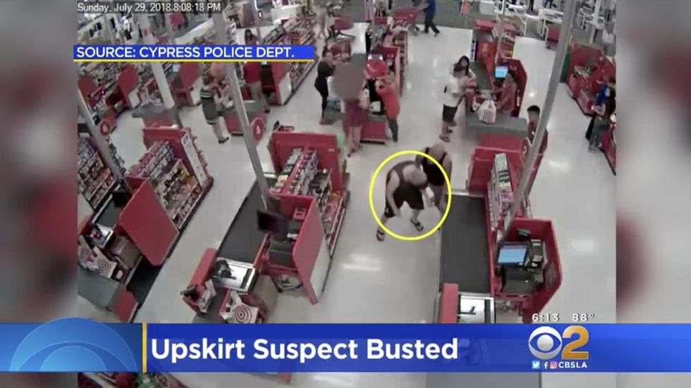 Dad catches apparent pervert allegedly taking upskirt photos at Target. It doesn't end well.