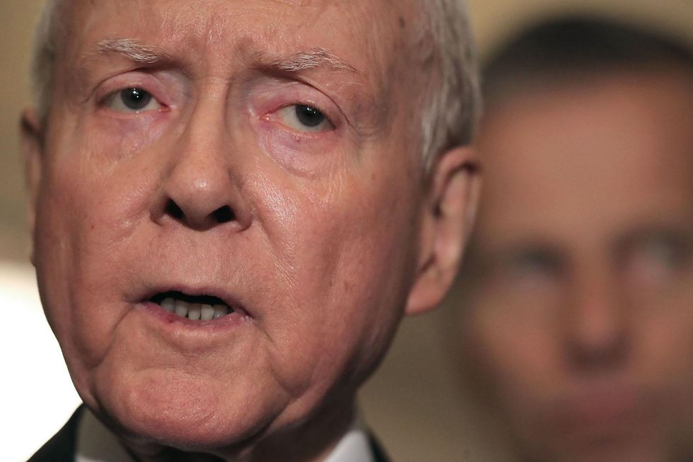 Orrin Hatch snaps on Democrats for 'stupid, dumba**' partisanship over Supreme Court nominee