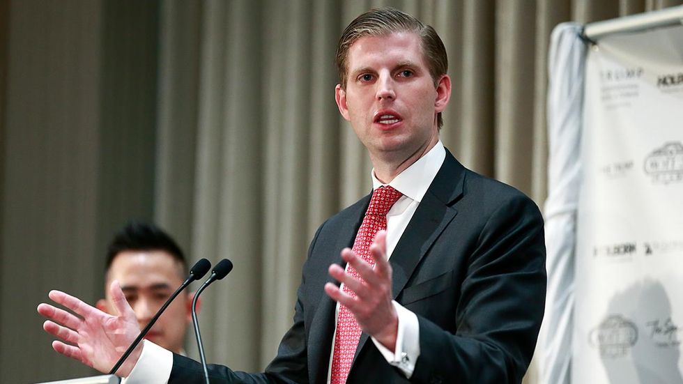 Eric Trump says white powder was mailed to all of his family members