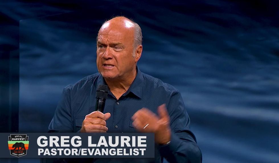 Billboards for Greg Laurie's Harvest Crusades pulled after complaints about a picture of the Bible