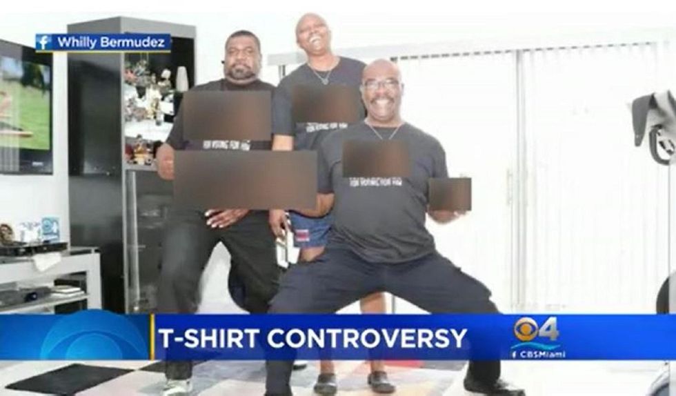 Three Miami-area government employees investigated for posing in obscene, anti-Trump photo