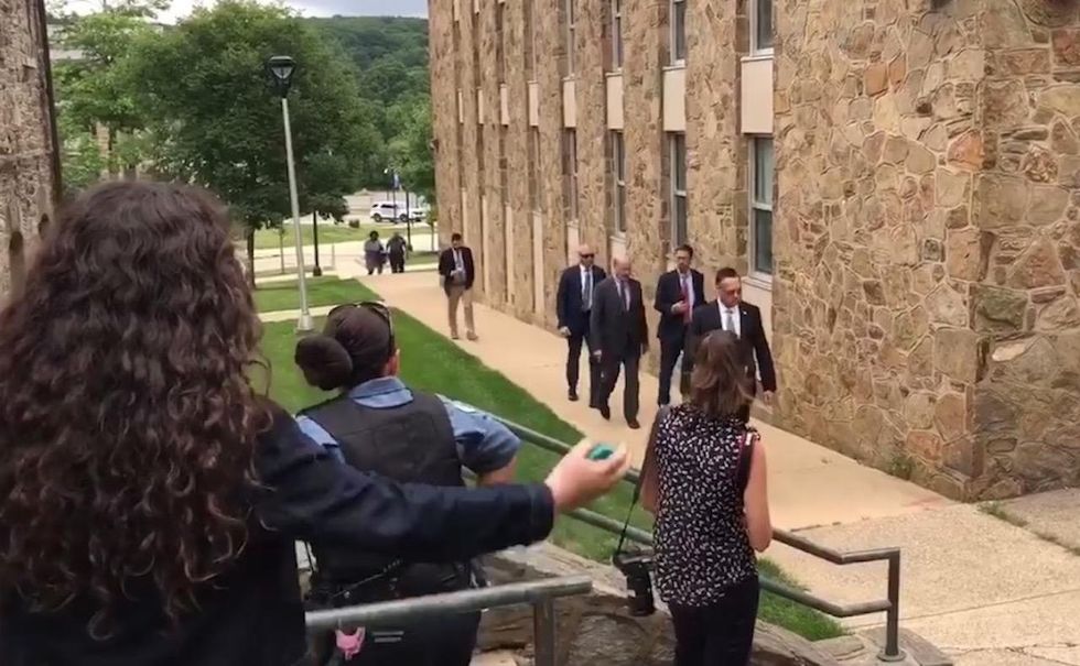 PA-Gov: 'Young and naive' climate activist who questioned Wagner confronts Democratic Gov. Wolf