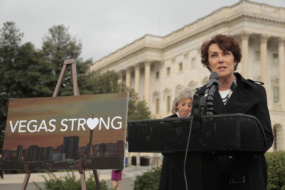 NV-Sen: Rosen implies she was the only politician ready to act after Las Vegas massacre