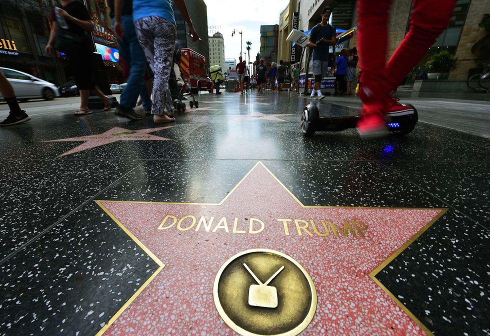 Pro-Trump artists strike back at the destruction of his Walk of Fame star