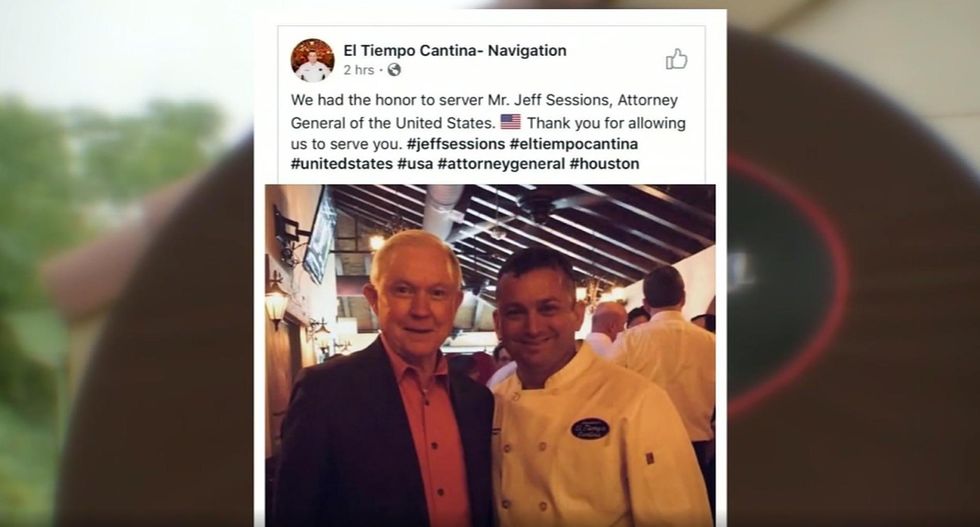 Hispanic restaurant owner recipient of death threats, outrage mob after hosting Jeff Sessions