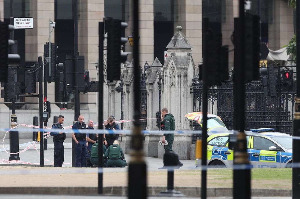 Police in London investigating suspected terror attack near Parliament