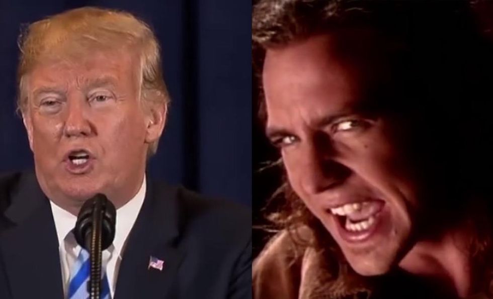 Pearl Jam poster depicts dead Donald Trump and burning White House. Some fans of band aren't happy.