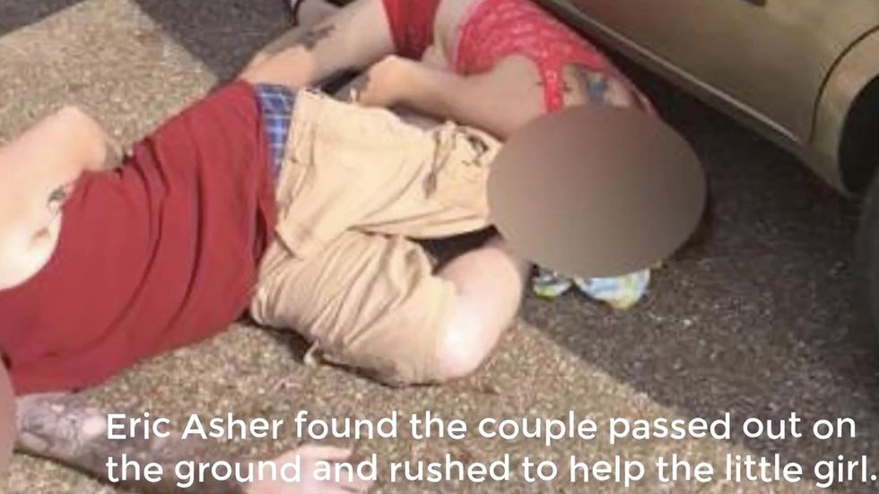 Good Samaritan couple rescues baby from hot car while child’s parents appeared to overdose
