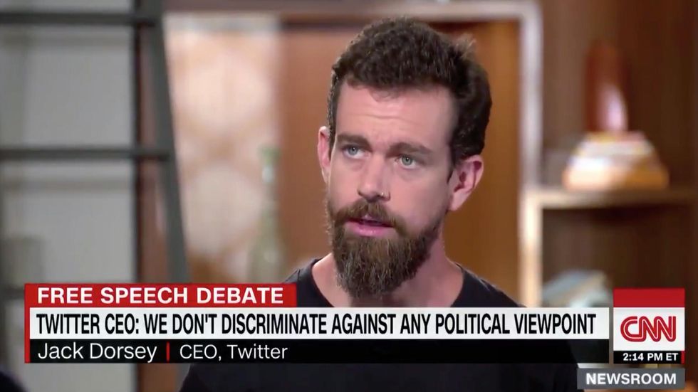 WATCH: Twitter CEO Jack Dorsey makes stunning admission about 'left-leaning' bias
