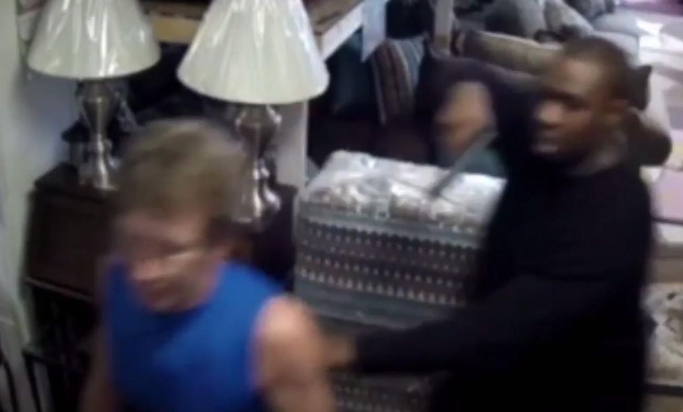 Store owner held at gunpoint flips the script, grabs own gun, sends crook sprinting from premises