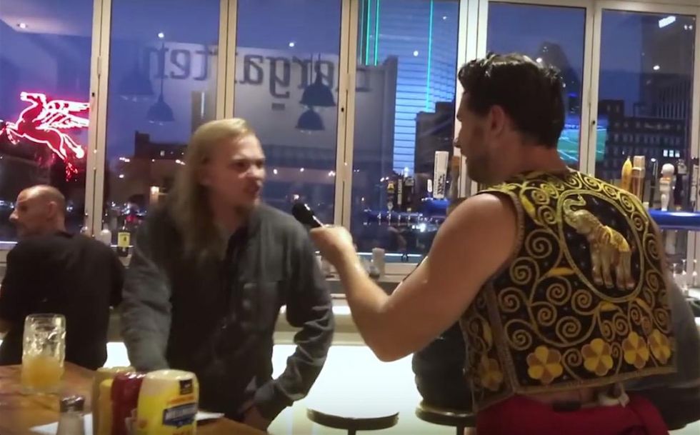 WATCH: Steven Crowder confronts anti-ICE leftist who's 'wanted a piece of Crowder for a long time