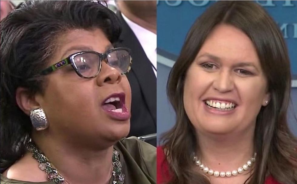 WH reporter April Ryan says she has a bodyguard — and that Sarah Sanders should foot the bill