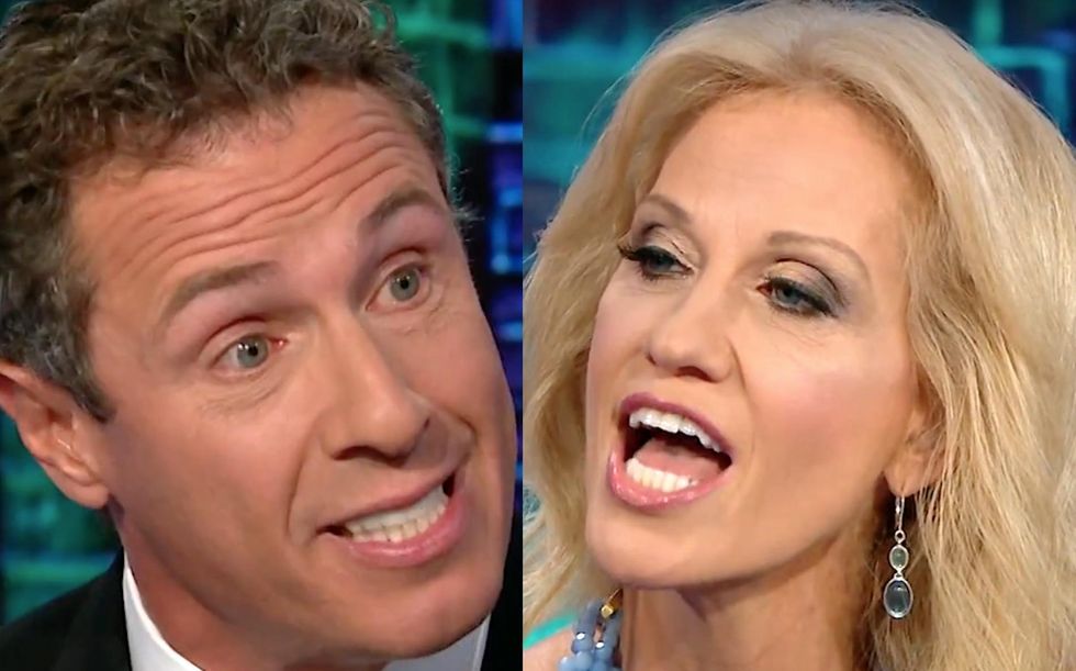 CNN debate goes off the rails as Kellyanne Conway lays into Chris Cuomo