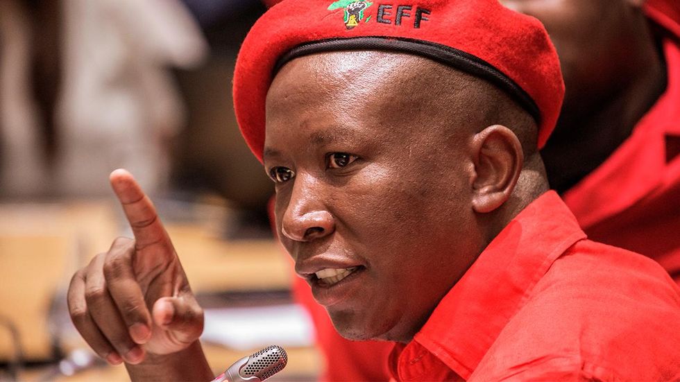 South Africa's Julius Malema confirms white farmer land grab, tells Trump to stay out of it